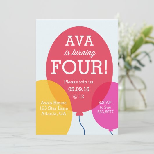 Uitnodiging op zaterdag (Staand voorkant)