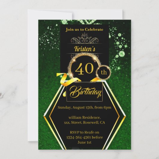  uitnodiging op zaterdag (Voorkant)