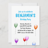 Uitnodiging op zaterdag (Achterkant)