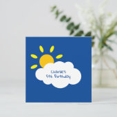 Uitnodiging op zaterdag en zondag voor gepersonali (Staand voorkant)