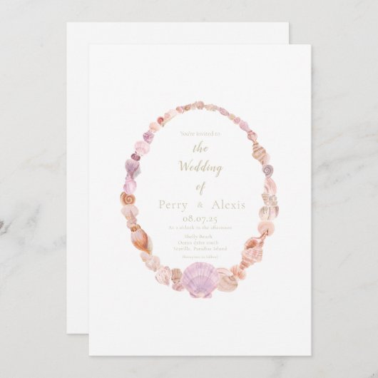 Uitnodiging op zee (Voorkant / Achterkant)