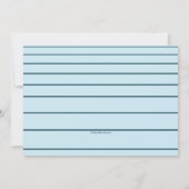 Uitnodiging op Zee en land (Achterkant)