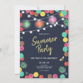 Uitnodiging op zomerfeestdag (Voorkant)