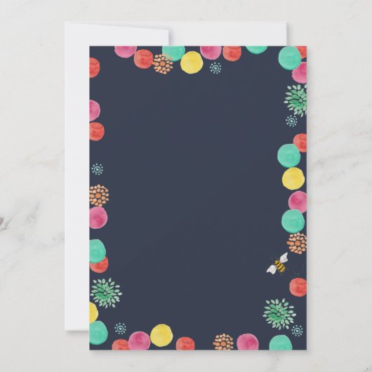 Uitnodiging op zomerfeestdag (Achterkant)