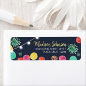 Uitnodiging op zomerfeestdag etiket (Insitu)