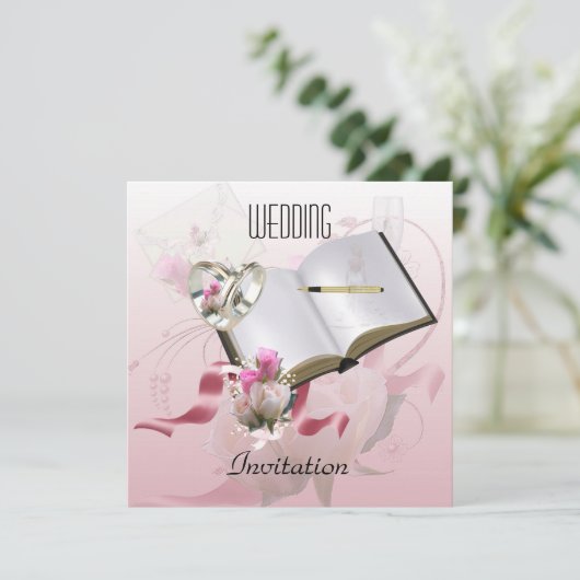 Uitnodiging Oranje Rings (Staand voorkant)