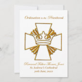 Uitnodiging Ordinatie en Viering Aangepaste Datum (Voorkant)