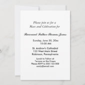 Uitnodiging Ordinatie en Viering Aangepaste Datum (Achterkant)