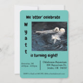 Uitnodiging otter Celebration Party (Voorkant)