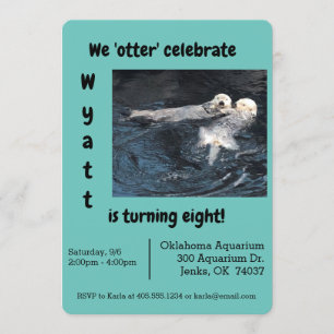 Uitnodiging otter Celebration Party