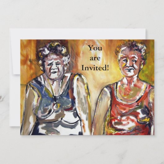 Uitnodiging oudere vrouwen (Voorkant)