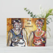 Uitnodiging oudere vrouwen (Staand voorkant)