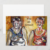 Uitnodiging oudere vrouwen (Voorkant / Achterkant)