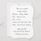 Uitnodiging, overweging Dance, Ballerina Kaart (Achterkant)