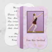 Uitnodiging, overweging Dance, ballet Kaart (Voorkant / Achterkant)