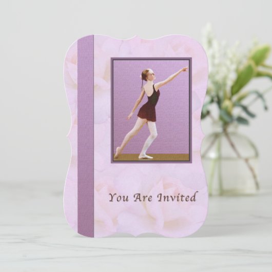 Uitnodiging, overweging Dance, ballet Kaart (Staand voorkant)