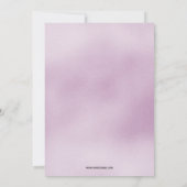 Uitnodiging Paarse Grote Openende Partij (Achterkant)