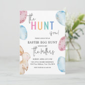 Uitnodiging Paaseierenzoektocht (Staand voorkant)