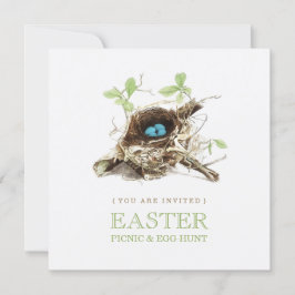 Uitnodiging Paaspicnic Egg Hunt Party