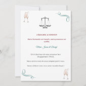 Uitnodiging PACS of Verlovingsfeest (Voorkant)