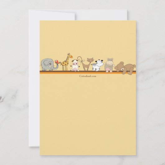 Uitnodiging Pajama Party (Achterkant)