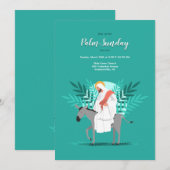 Uitnodiging Palmzondag (Voorkant / Achterkant)