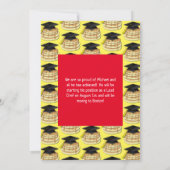 Uitnodiging Pancake Brunch Graduy Party (Achterkant)