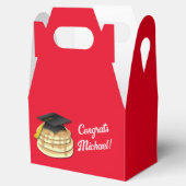 Uitnodiging Pancake Brunch Graduy Party Bedankdoosjes (Geopend)