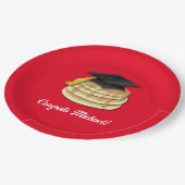 Uitnodiging Pancake Brunch Graduy Party Papieren Bordje (Gekanteld)