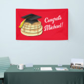 Uitnodiging Pancake Brunch Graduy Party Spandoek (Beurs)