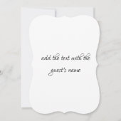 Uitnodiging para boda (Achterkant)