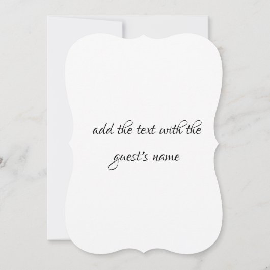 Uitnodiging para boda (Achterkant)