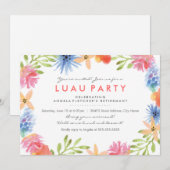 Uitnodiging Paradise Flowers Retirement Party (Voorkant / Achterkant)