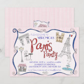 Uitnodiging Parijs (Voorkant / Achterkant)