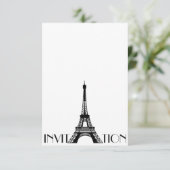 Uitnodiging Parijs (Staand voorkant)