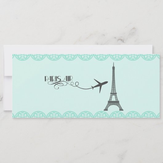 Uitnodiging Parijs, Aangepaste uitnodiging van Par (Achterkant)