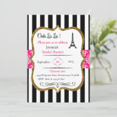 Uitnodiging Parijs, uitnodiging van de Partij voor (Staand voorkant)