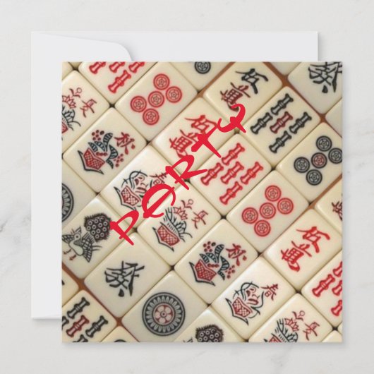 Uitnodiging partij (Voorkant)