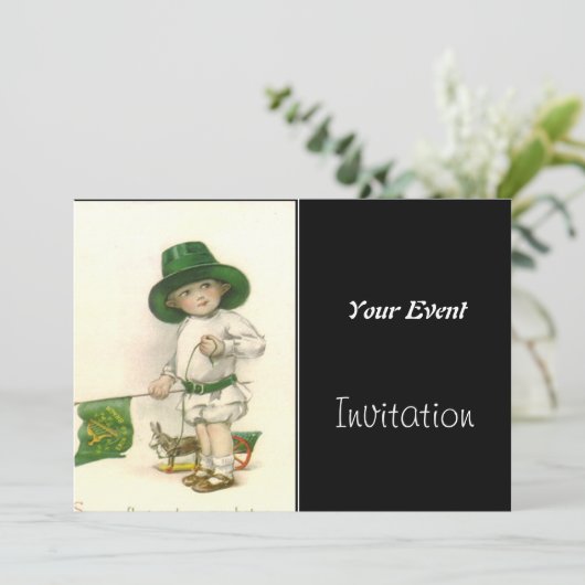 Uitnodiging  partij (Staand voorkant)