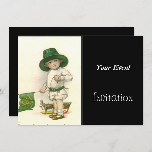 Uitnodiging  partij (Voorkant / Achterkant)