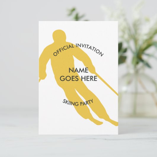 Uitnodiging partij (Staand voorkant)