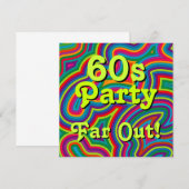 Uitnodiging partij 60 (Voorkant / Achterkant)