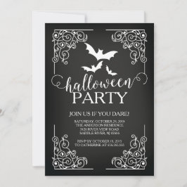 Uitnodiging  partij Bats Halloween