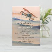 Uitnodiging  partij bij uittreding uit het vliegtu (Staand voorkant)