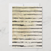 Uitnodiging  partij Scull Crow Bat Halloween (Achterkant)