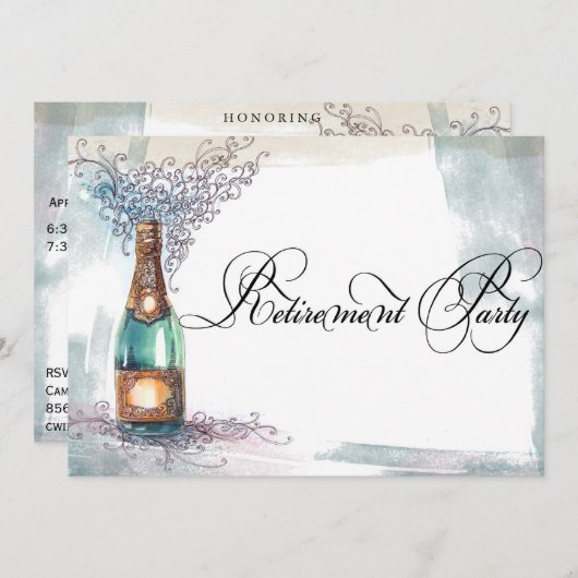 Uitnodiging  partij voor vervroegde uittreding (Voorkant / Achterkant)