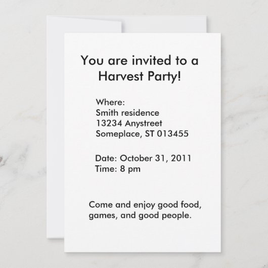 Uitnodiging - partijpompoenen (Achterkant)