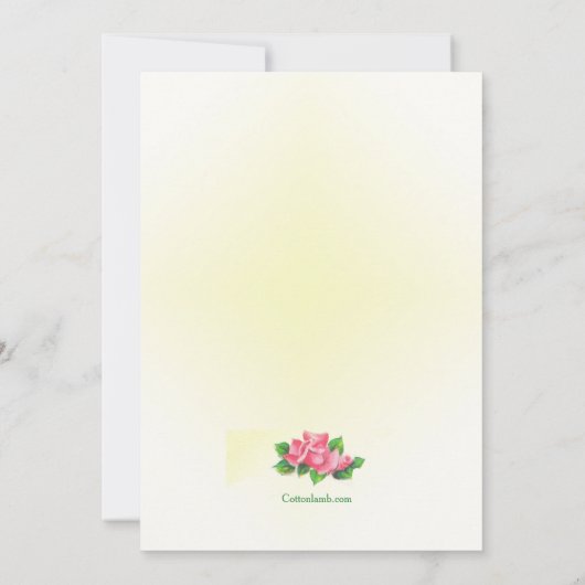 Uitnodiging Pasen Bonnet (Achterkant)