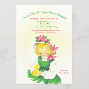 Uitnodiging Pasen Bonnet
