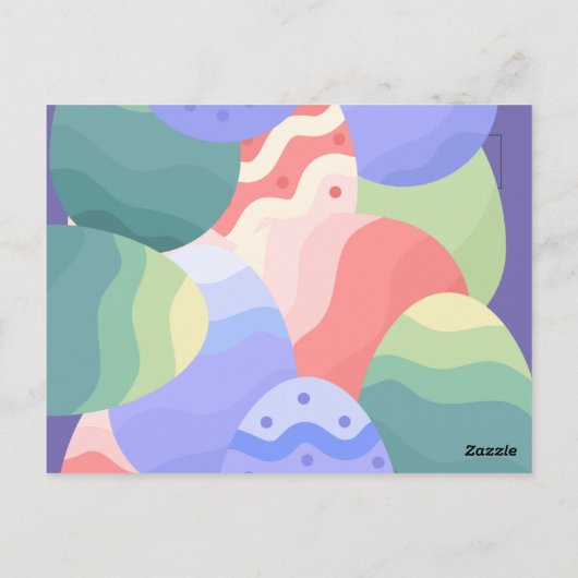 Uitnodiging Pasen Pasen Pasen (Achterkant)